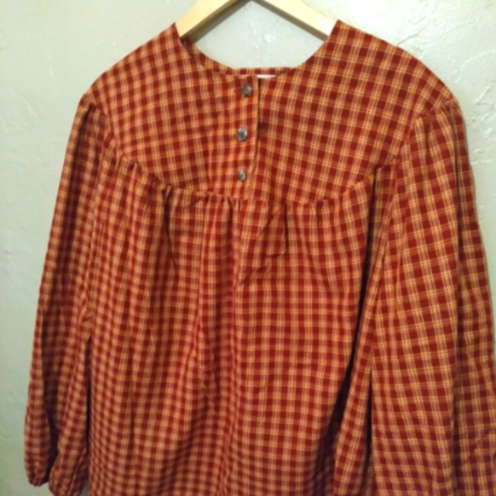 Heritage Stitchery Julia Prairie Blouse XL